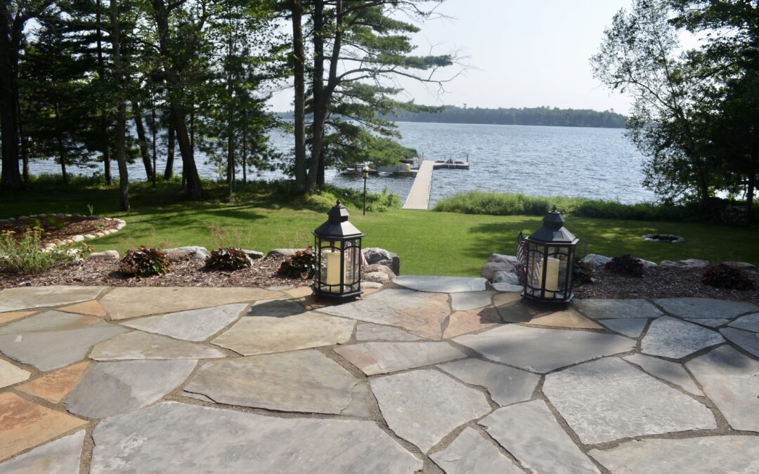 flagstone patio