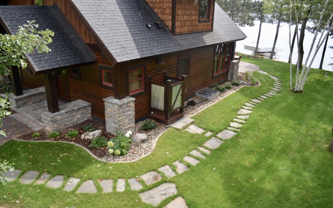 Stepping stone walkway